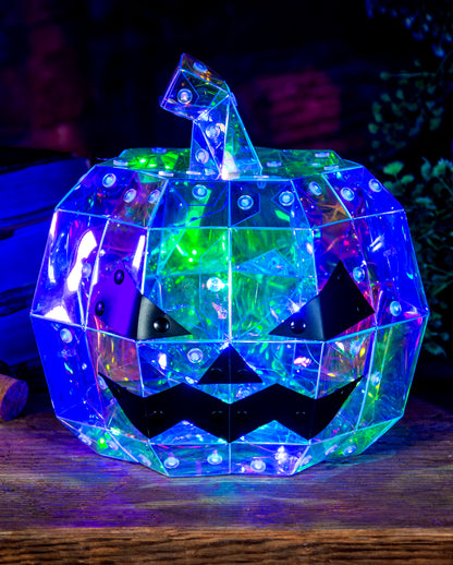 Holographic Kürbis mit LED 30cm