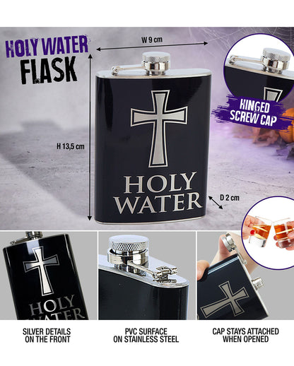Holy Water Weihwasser Flachmann Flasche