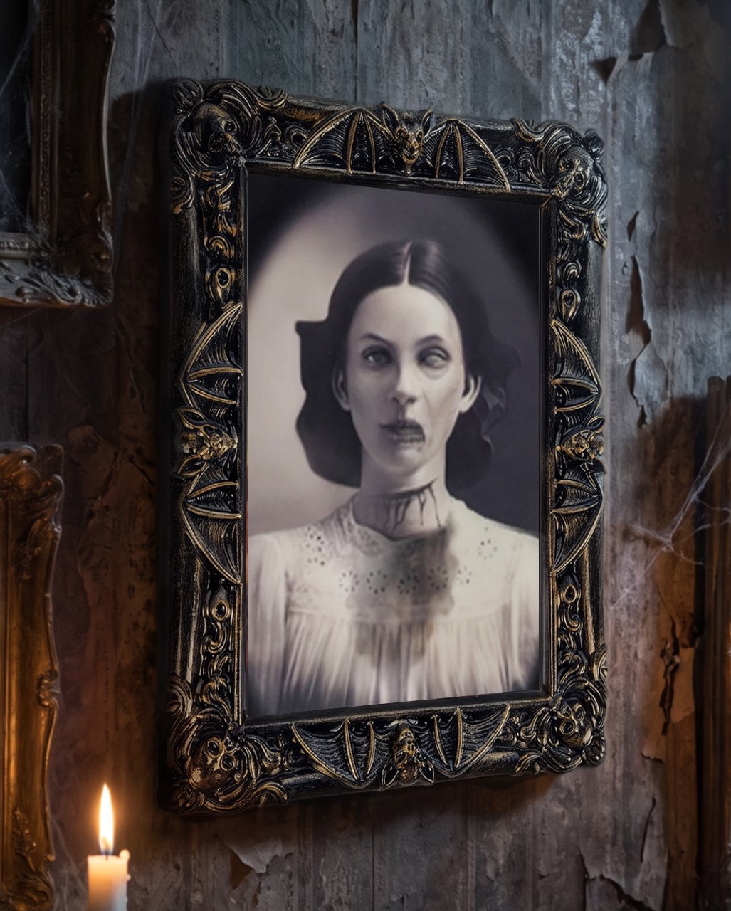 Horrific Aunt Demonica Hologram Portrait, 50x39 cm