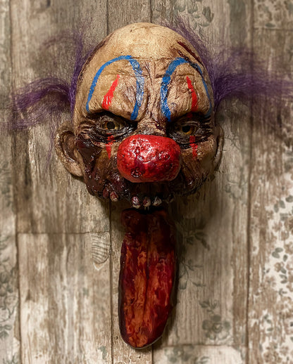 Horror Clown Licker Mural With Movement