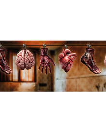 Horror Girlande mit blutigen Organen 300cm