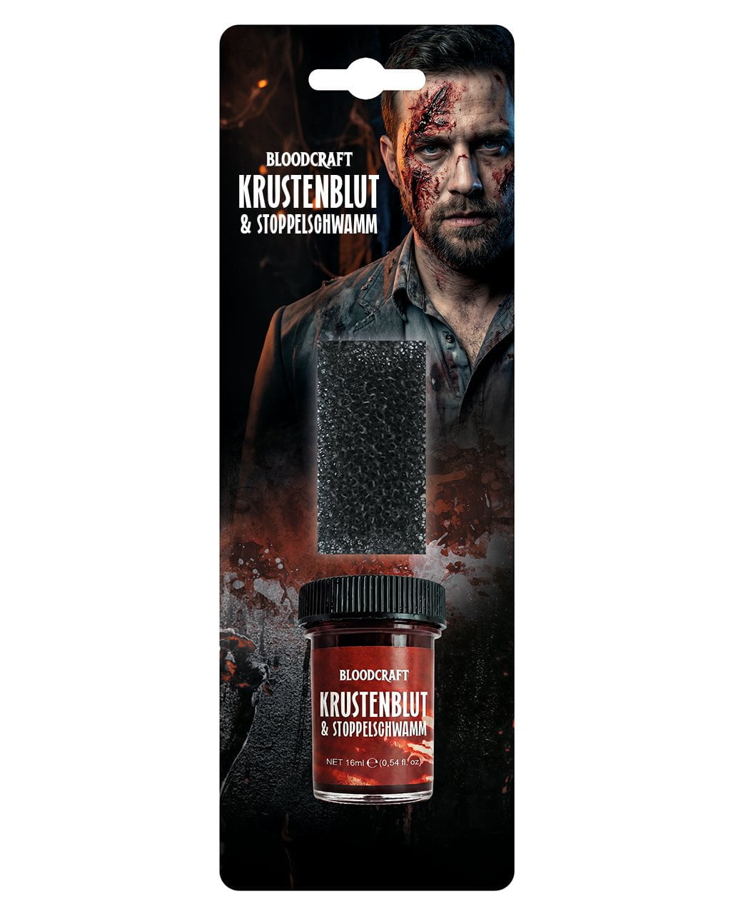 Spezial FX Krustenblut mit Stoppelschwamm