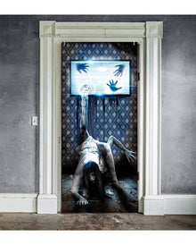 Horror TV Türdekoration 80x180cm