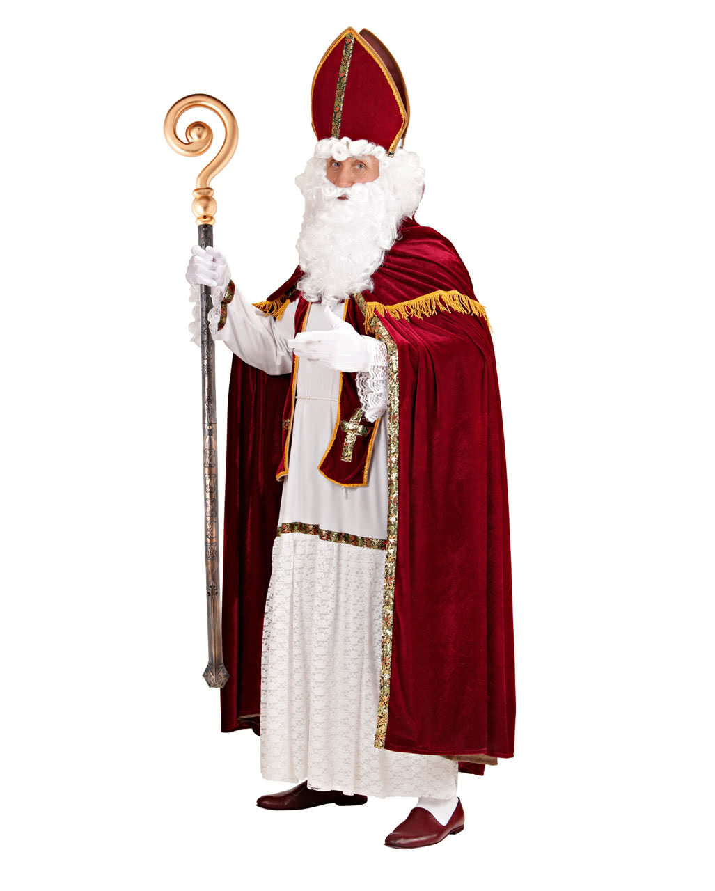 Nikolausstab 147 cm 2-tlg.
