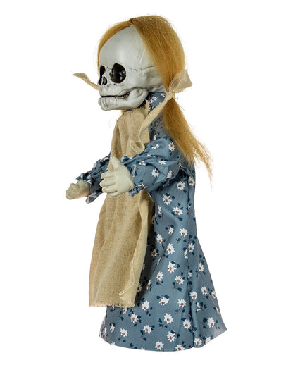Bouncing Skull Baby Girl With Light & Sound 28cm