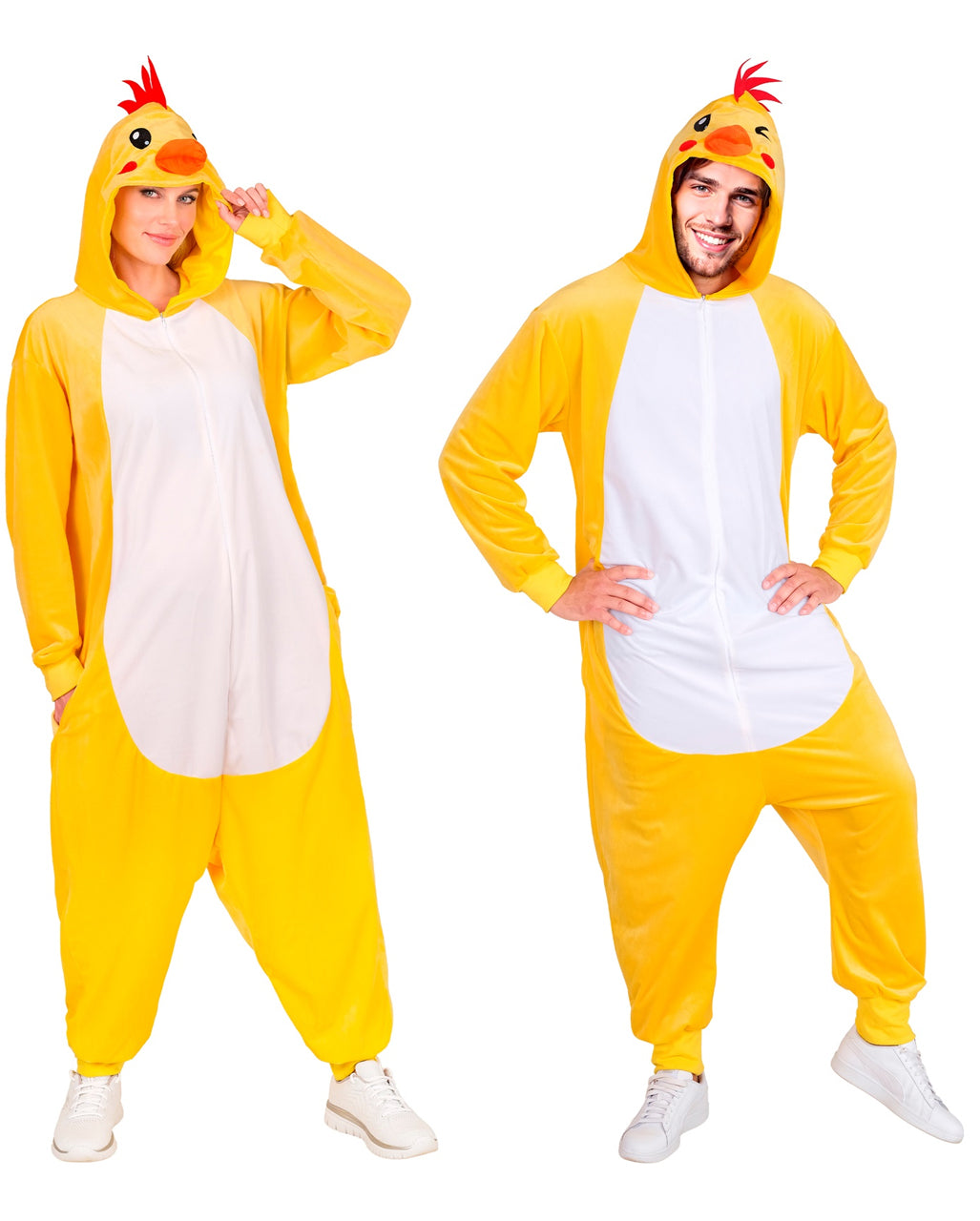 Huhn Onesie Plüschkostüm
