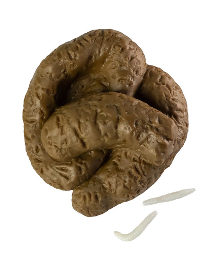 Hundekacke mit Maden Scherzartikel 10x8cm