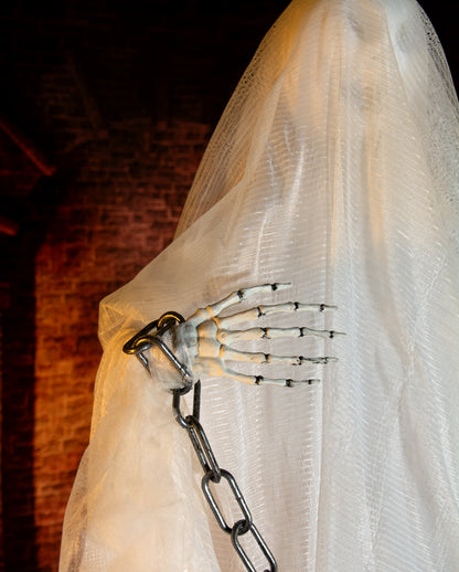 Chained Castle Ghost With Movement, Light & Sound 85cm