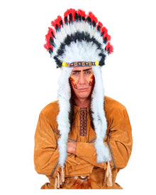 Indianer Kopfschmuck mit Federn