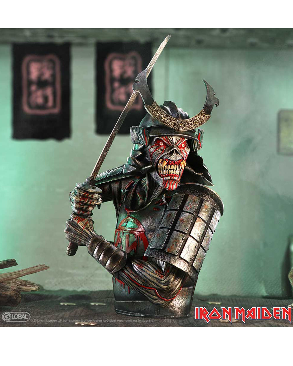Iron Maiden Senjutsu Statue mit Geheimfach 41cm