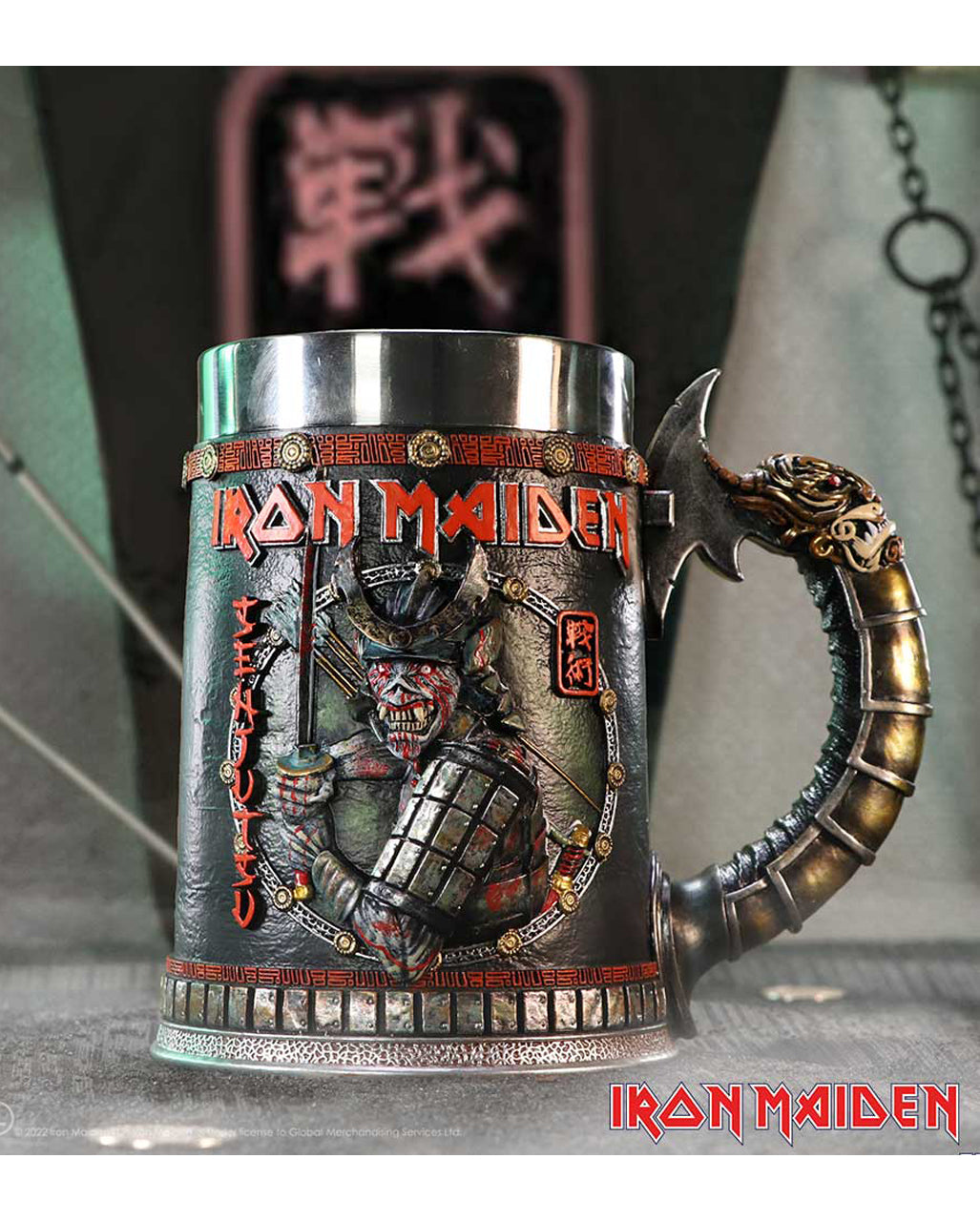 Iron Maiden "Senjutsu" Bierkrug 15.5cm