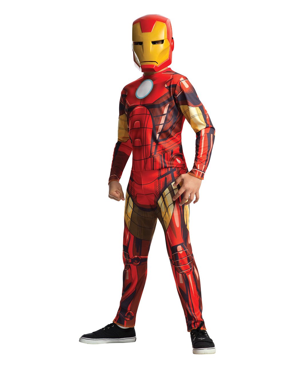Disfraz infantil de Iron Man con máscara