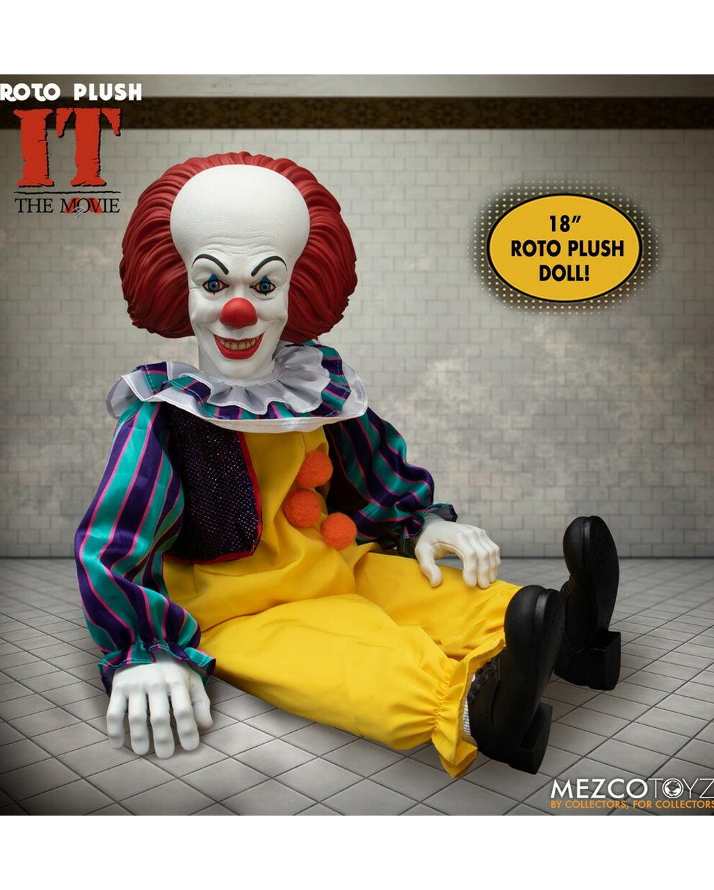 IT 1990: Pennywise Roto Plush Figur 45cm