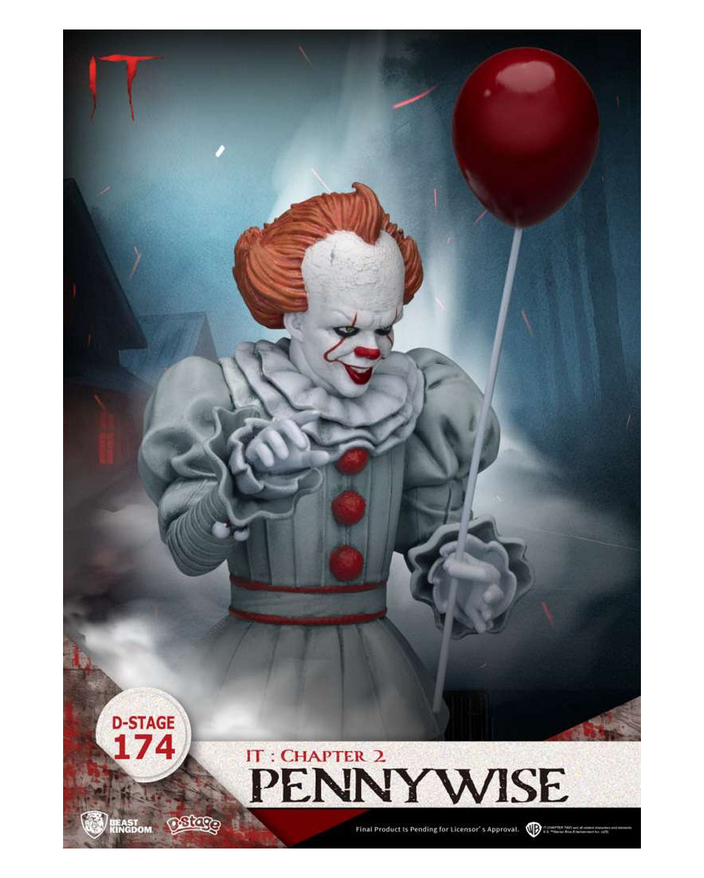 IT: Chapter 2 - Action Figure Di Pennywise D-Stage, 16 Cm