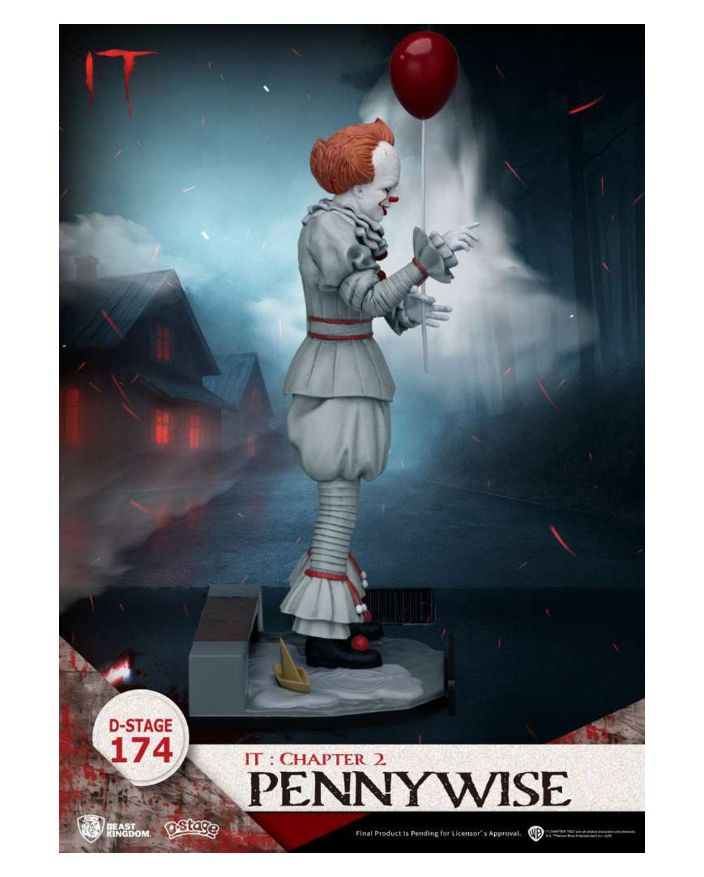 IT: Chapter 2 - Action Figure Di Pennywise D-Stage, 16 Cm