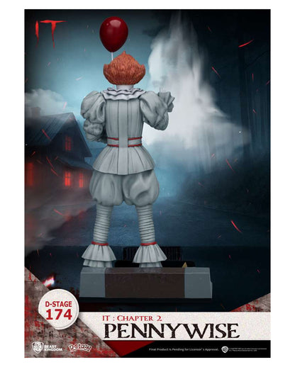 IT: Chapter 2 - Action Figure Di Pennywise D-Stage, 16 Cm