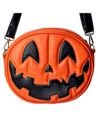 Jack O'Lantern Kürbis Handtasche Orange
