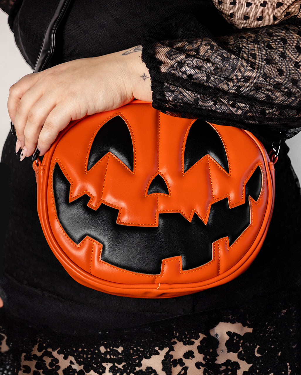 Jack O'Lantern Kürbis Handtasche Orange