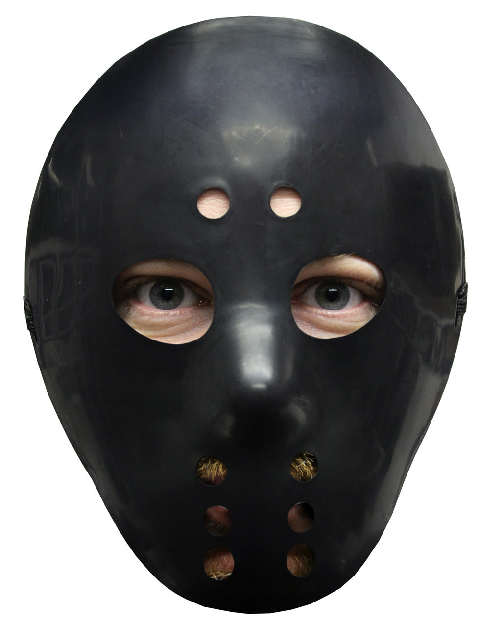 Schwarze Eishockey Maske Jason