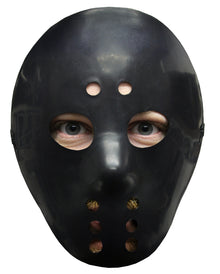 Schwarze Eishockey Maske Jason