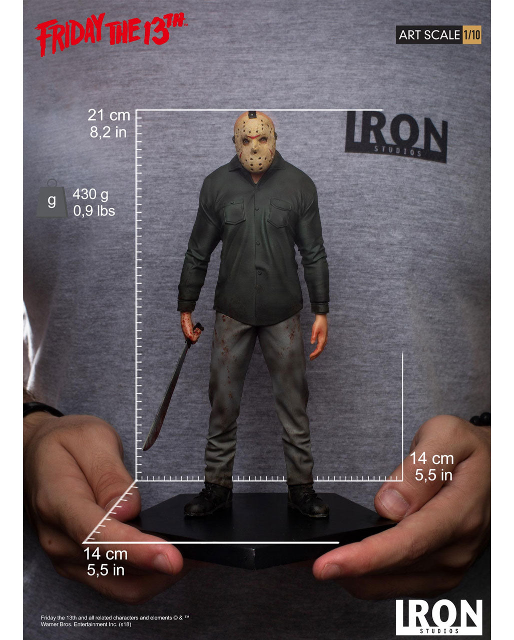 Friday The 13th Jason 1:10 Scale Statue