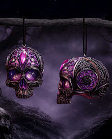 Jewelled Fate Totenkopf Hänge Ornament 6,5cm