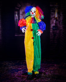 Jingles the Mad Clown Halloween Animatronic 166cm
