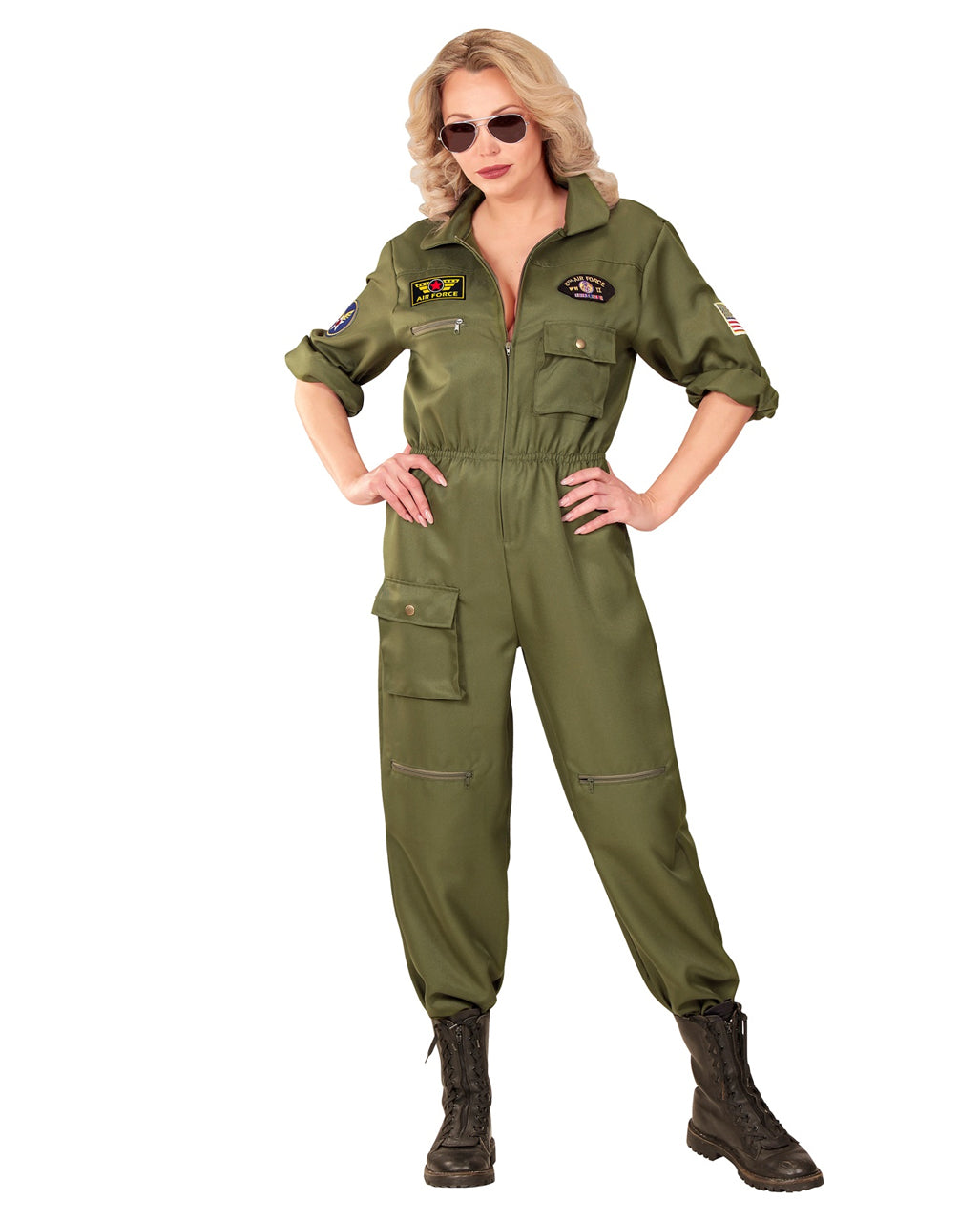 Kampfjet Pilotin Frauen Kostüm