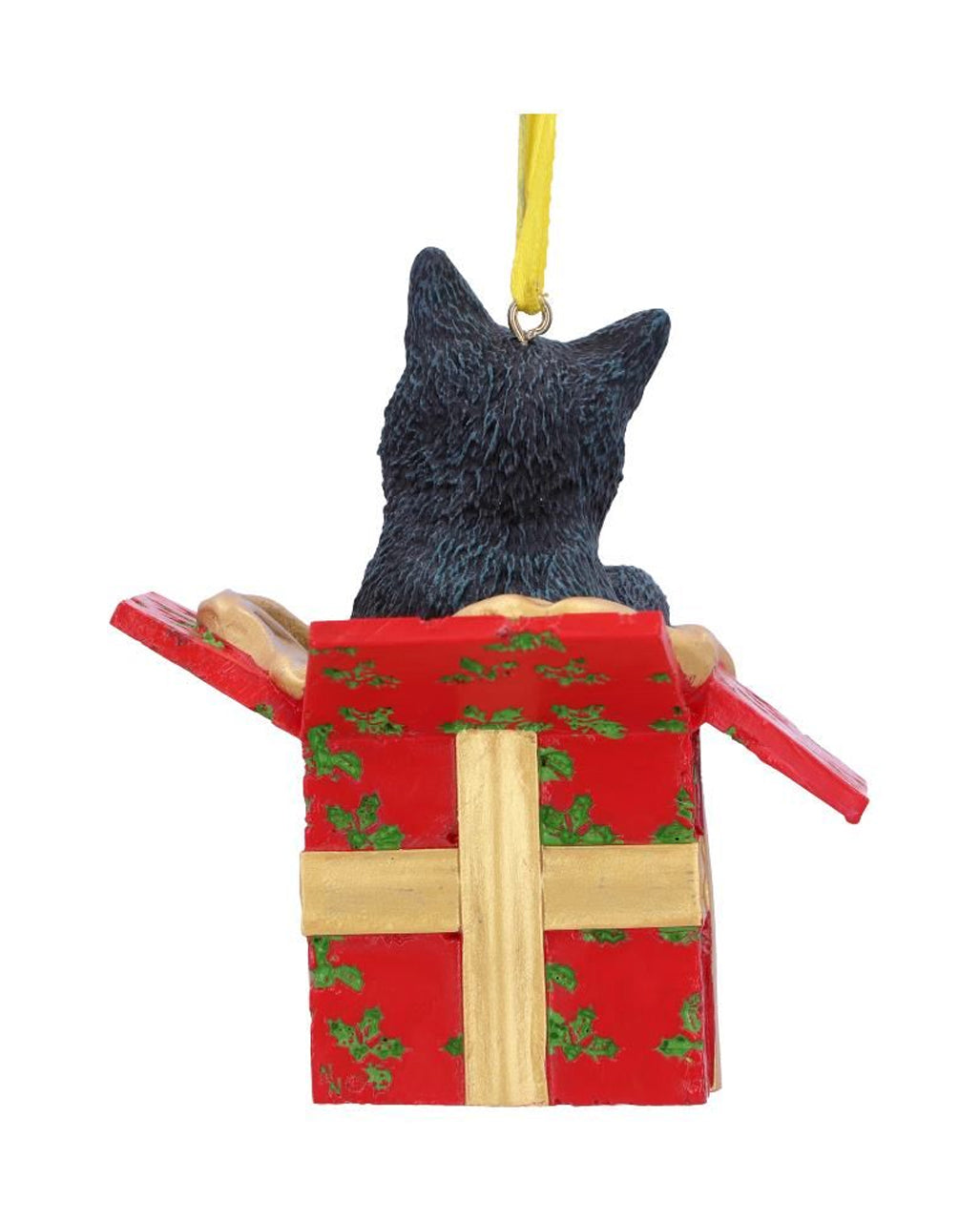 Katze in Geschenk Weihnachtskugel 9cm
