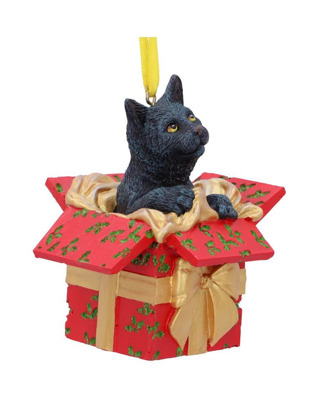 Katze in Geschenk Weihnachtskugel 9cm