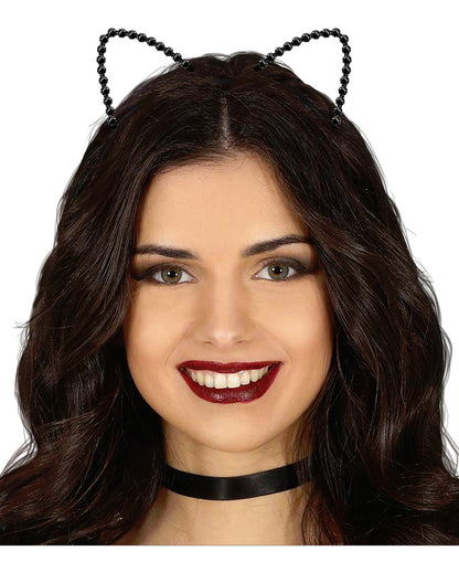 Cat Ears Hairband With Rhinestones