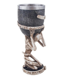 Goblet With Kneeling Skeleton 18cm