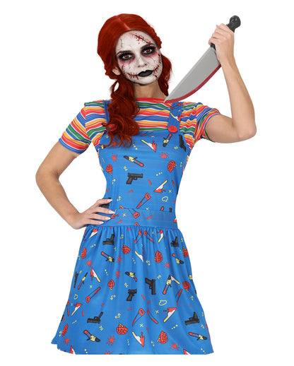 Killerpuppe Damen Kostümkleid