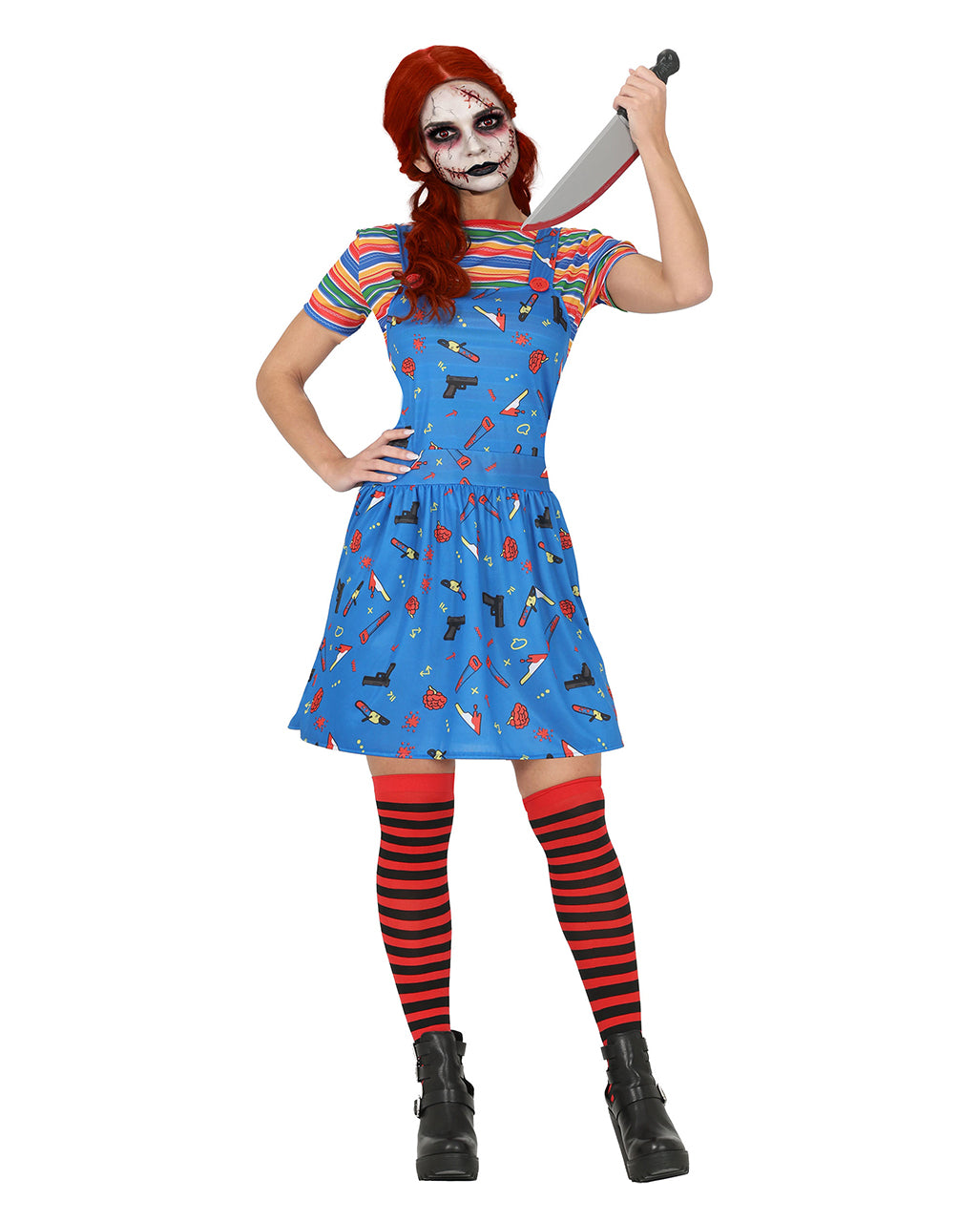 Killerpuppe Damen Kostümkleid