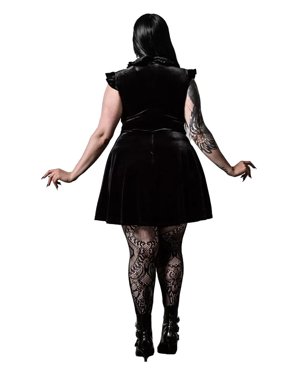 KILLSTAR Amaymon Kragenkleid