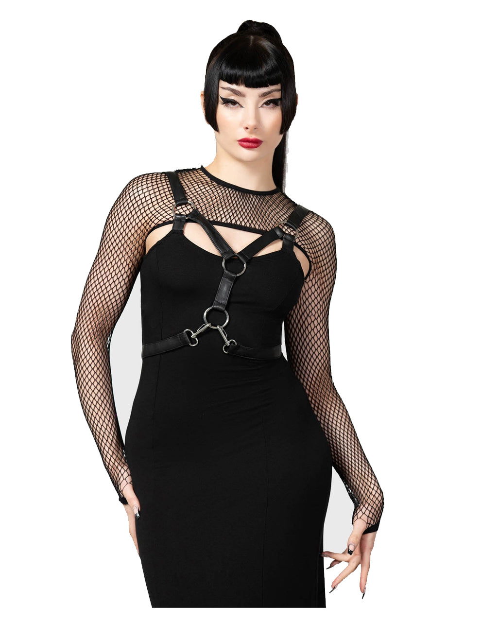 Bite Me Fischnetz Bolero KILLSTAR