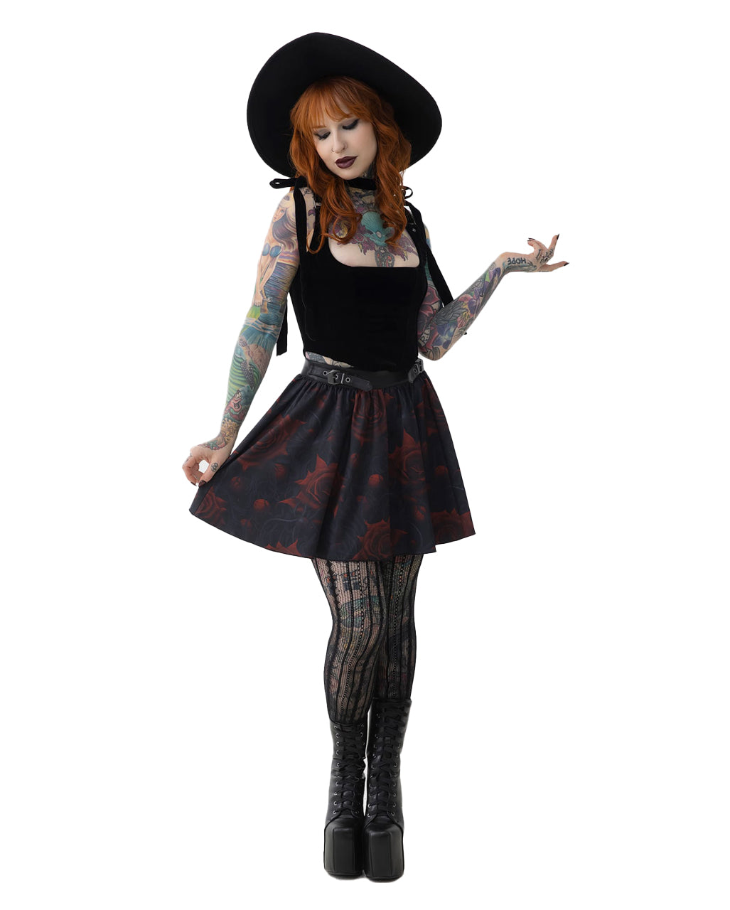 KILLSTAR Blood Rose Skirt