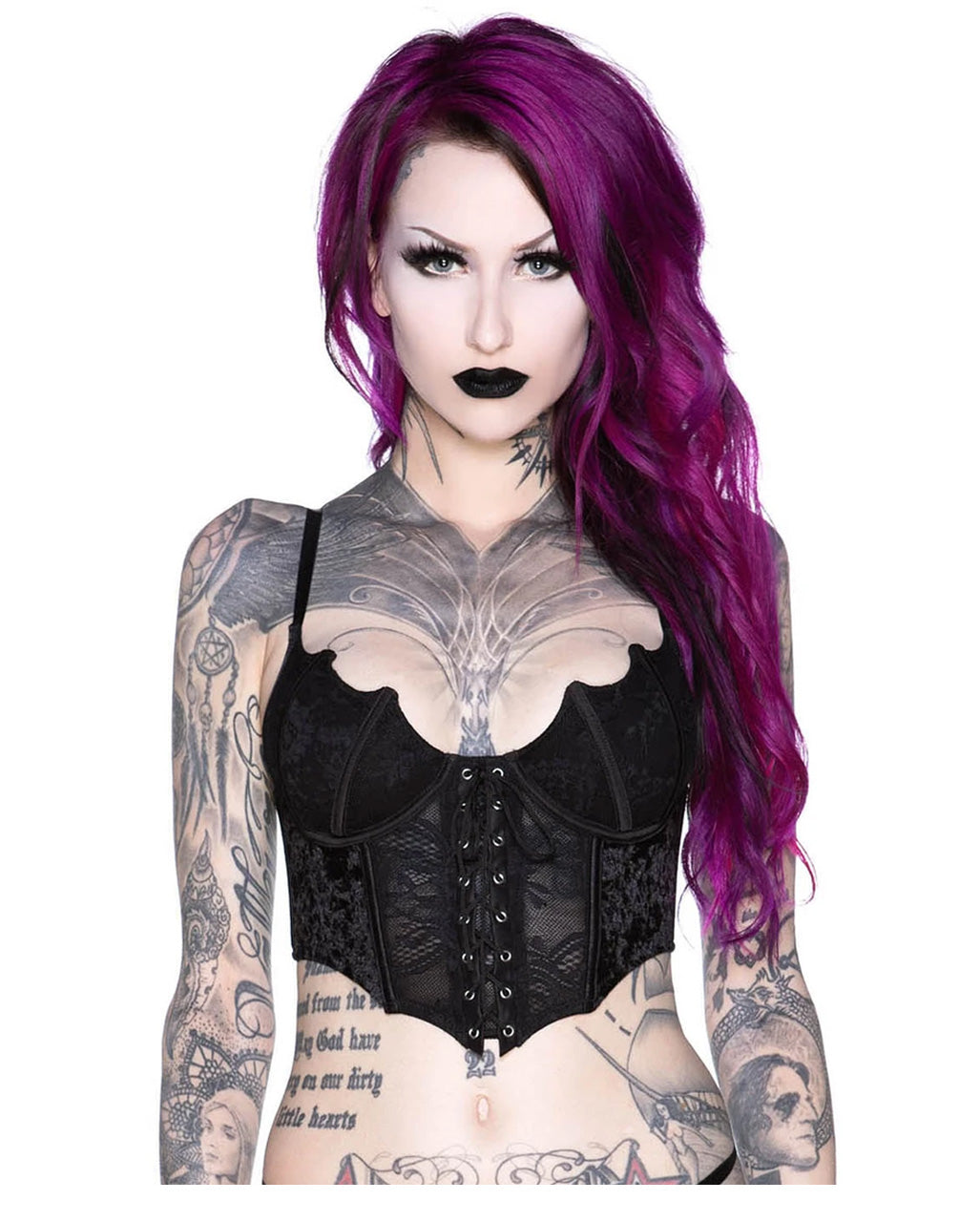 KILLSTAR Fledermaus Spitzen Bustier