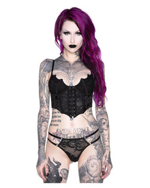 KILLSTAR Fledermaus Spitzen Bustier