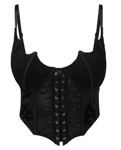 KILLSTAR Fledermaus Spitzen Bustier