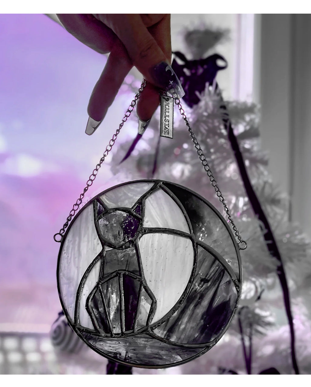 Luna Glas Wandbild KILLSTAR