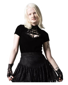 KILLSTAR Malady Lace-Up Top