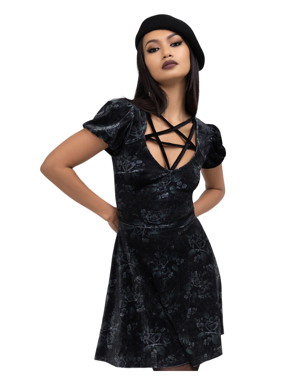 Moonlit Pentacle Kleid KILLSTAR