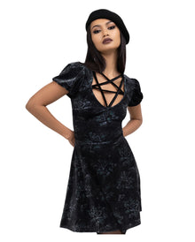 Moonlit Pentacle Kleid KILLSTAR