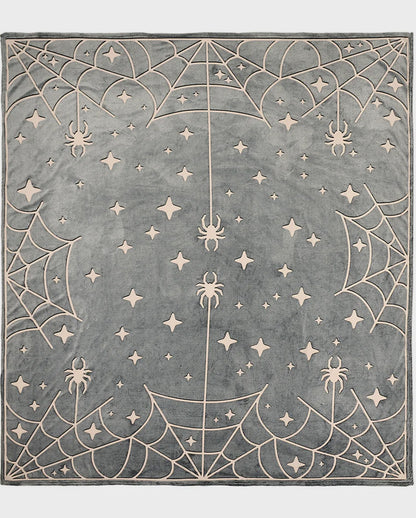 Spider Space Glow Kuscheldecke KILLSTAR