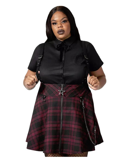 KILLTAR Study Hell Suspender Skirt Rot