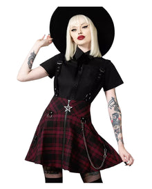 KILLTAR Study Hell Suspender Skirt Rot
