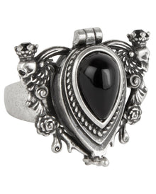 Viktorianischer Gothic Giftring KILLSTAR