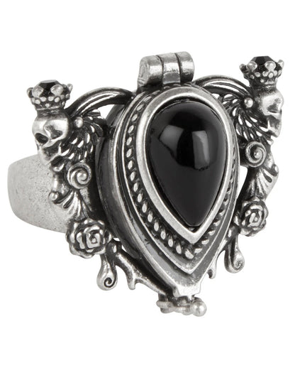Viktorianischer Gothic Giftring KILLSTAR