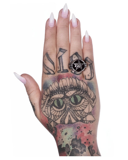 KILLSTAR Zeke Pentagram Ring
